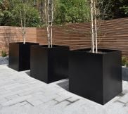 Powder-Coated Steel Planters