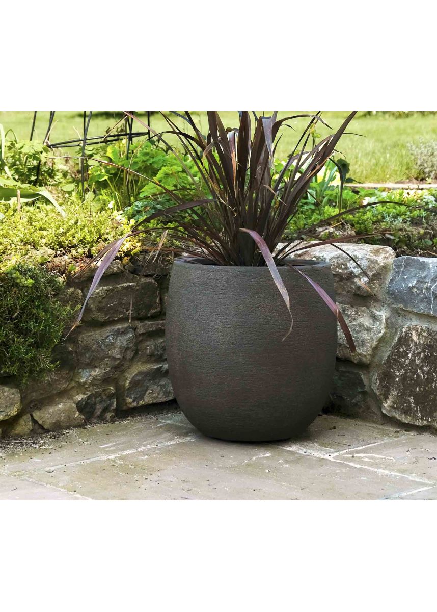 Fibreglass rough texture plantger pot