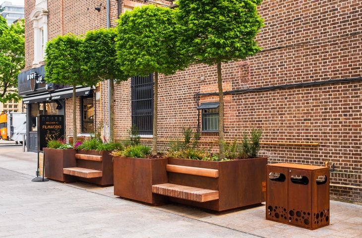 Corten_Steel_Streetscape_Planters_and_Seating