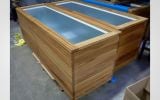 Bespoke timber steel trough planters