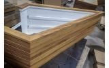 Bespoke sized timber clad planters