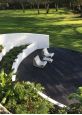 Loop chairs as sculpture