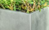 Aluminium planters