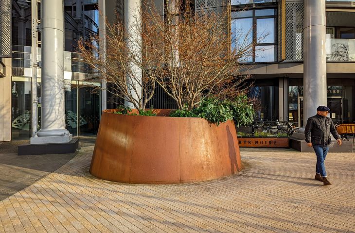 Steel Plant Pots, Corten Planters – IOTA UK