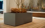 DELTA CUSTOM planters are made from a densely-compressed Fibre Reinforced Cement [FRC] board