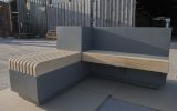 Steel seating and benches