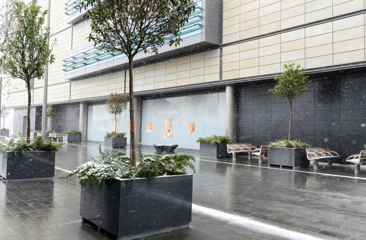 Bespoke Tree Planters Large For Trees Iota S Granite Bespoke Granite Planters For Westfield Stratford City London E20