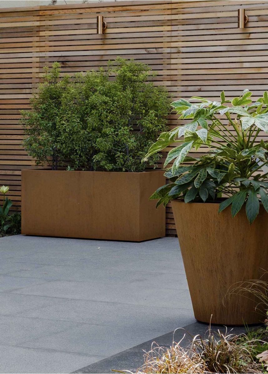 Corten Garden Planters