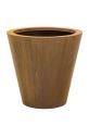 Conical Planter in Corten Weathered Steel