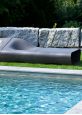 Dune left seat and table, Anthracite
