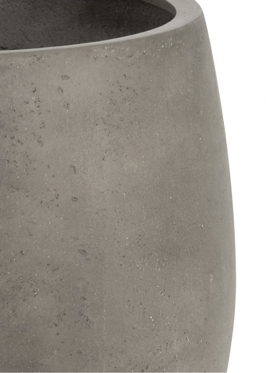 Grey Fibreglass Large Conical Planters