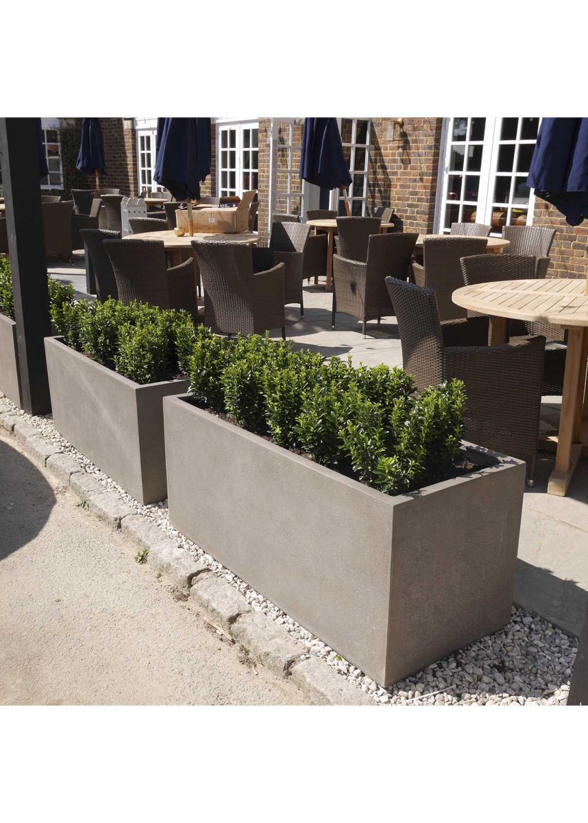 GRP Fibreglass Trough Planters