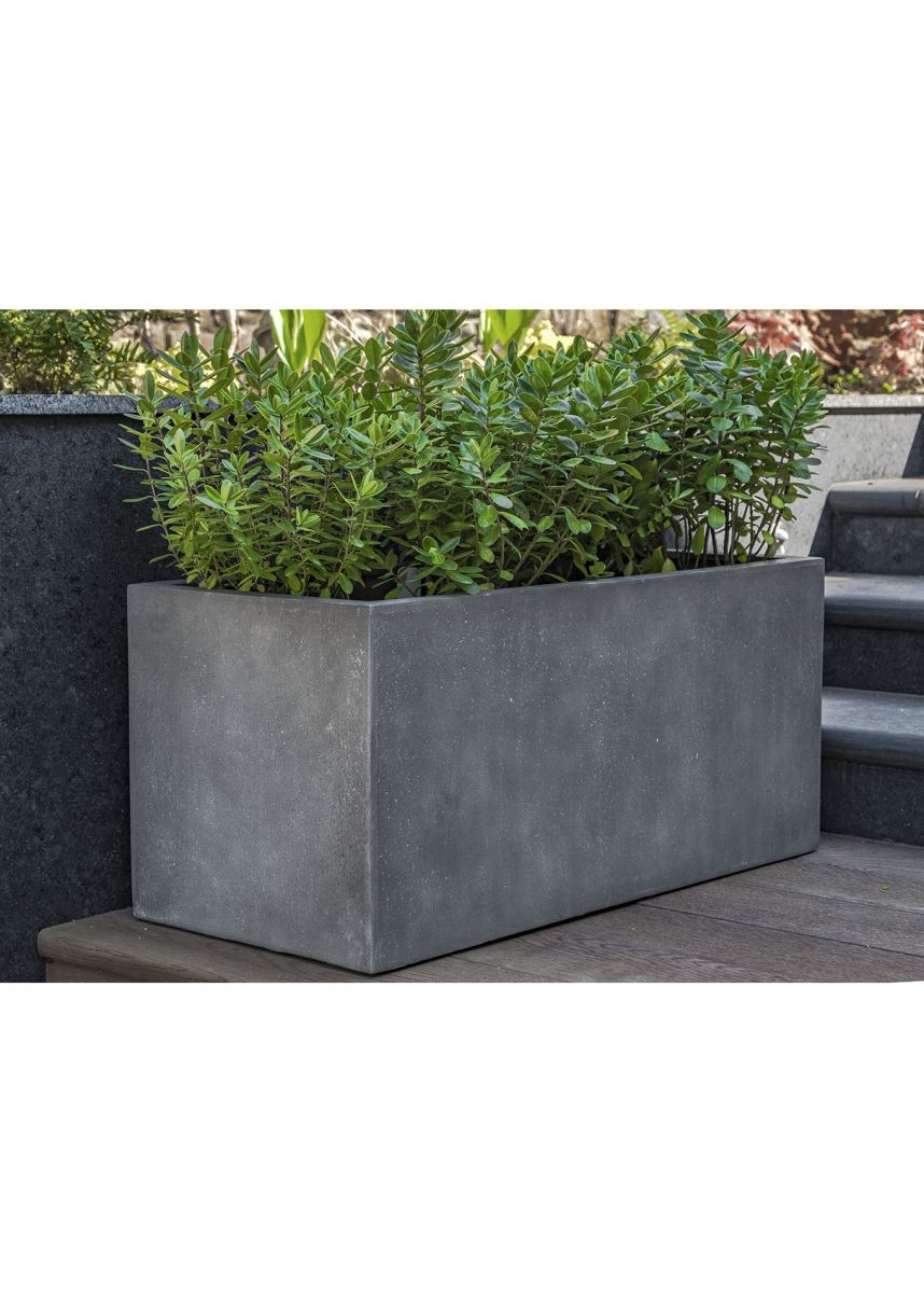 Lightweight Grey 90cm Trough Planters