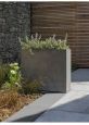 Tall 150Litre Mid Grey GRP Planter