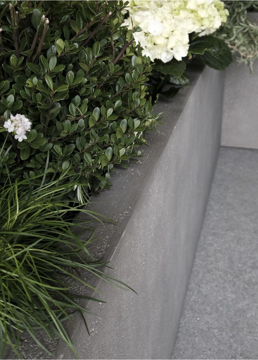 Garden Rectangular Planter Fibreglass Close Up