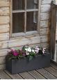 Dark Grey Window box Planter