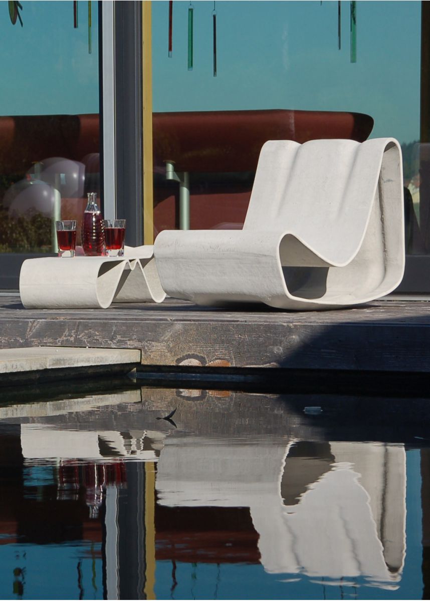 Willy Guhl Loop chair and table