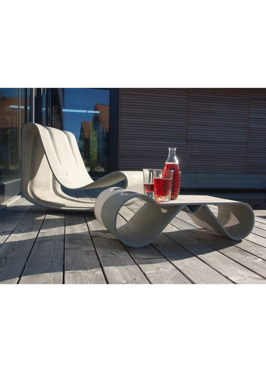 Willy Guhl Loop outside decking