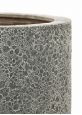 Luna planter crater effect textured finish