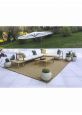 stone coloured outdoor planters