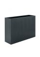 Dark grey modern planter boxes