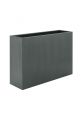 Mouse grey modern coated steel planter