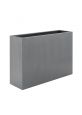 Grey Tall Powder Coated Steel Planter