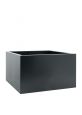 Grey black modern steel planters