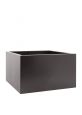 Grey brown square planter box