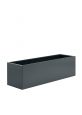 Dark grey trough garden planter