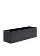 Large trough planter in black