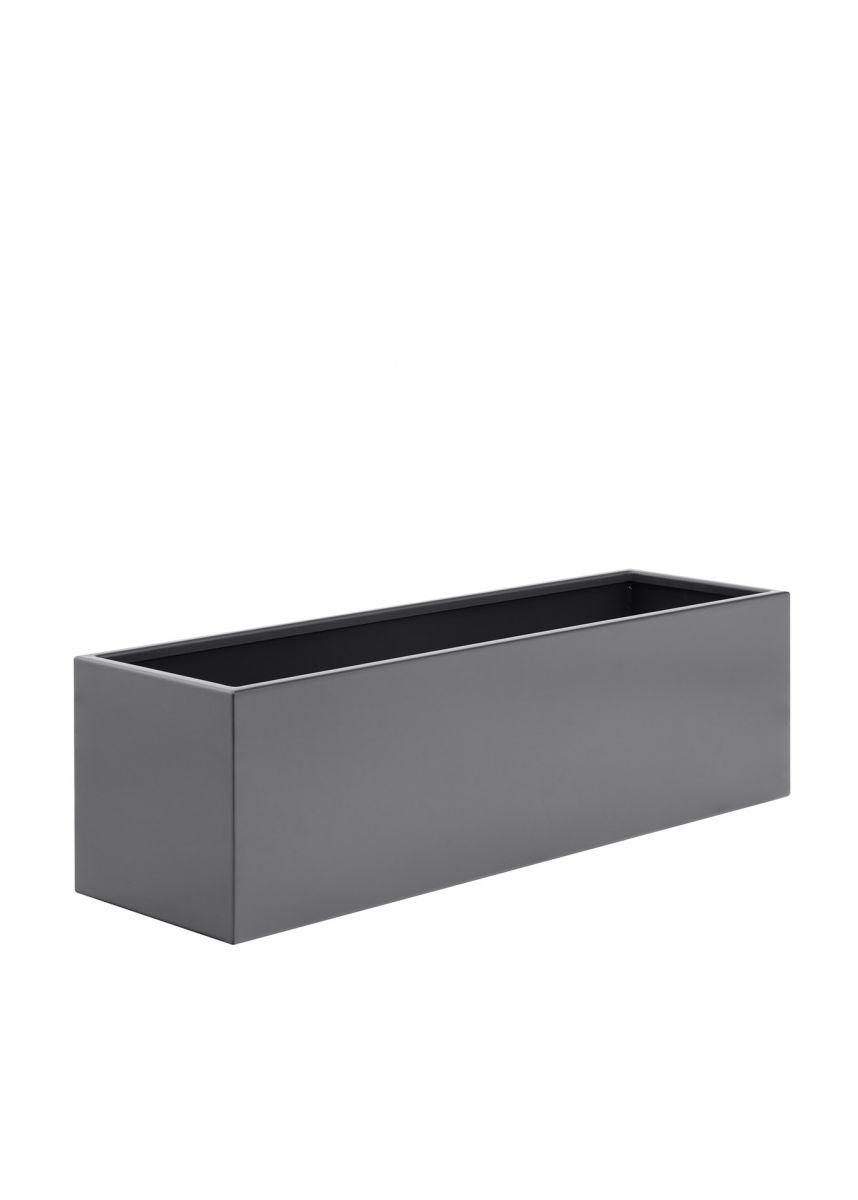 Powder coated steel garden trough