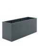 Dark grey trough outdoor planters