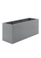 Powder coated steel trough planters