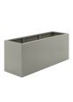 Stone grey outdoor trough planter