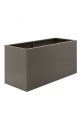 Large bronze powder coated steel planter