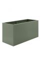 Large garden trough planters in powder coated steel
