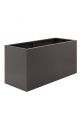 Grey brown big trough planters