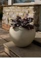 Light stone coloured outdoor planter