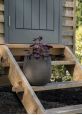 Grey Brown GRP Garden Planters