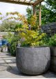 Large round bottom garden planter