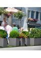 Bespoke coloured square plant pots