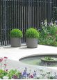Rounded 45cm garden planters