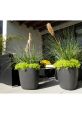 Anthracite FRC plant pots