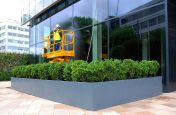 Bespoke steel planters for London offices