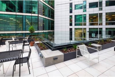 Bespoke low level planters and seating