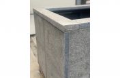 Street planters with 50mm granite cladding
