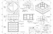 Granite clad steel planter CAD