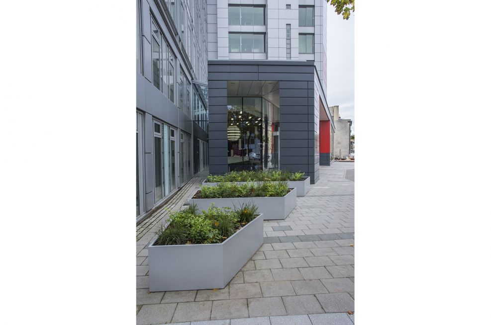 Steel Coated Planters Of Vartious Size Edinburgh