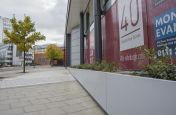 White Aluminium Coated Planters